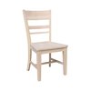 International Concepts Quincy Solid Wood Dining Chairs - Set of 2 - Unfinished CI-67P